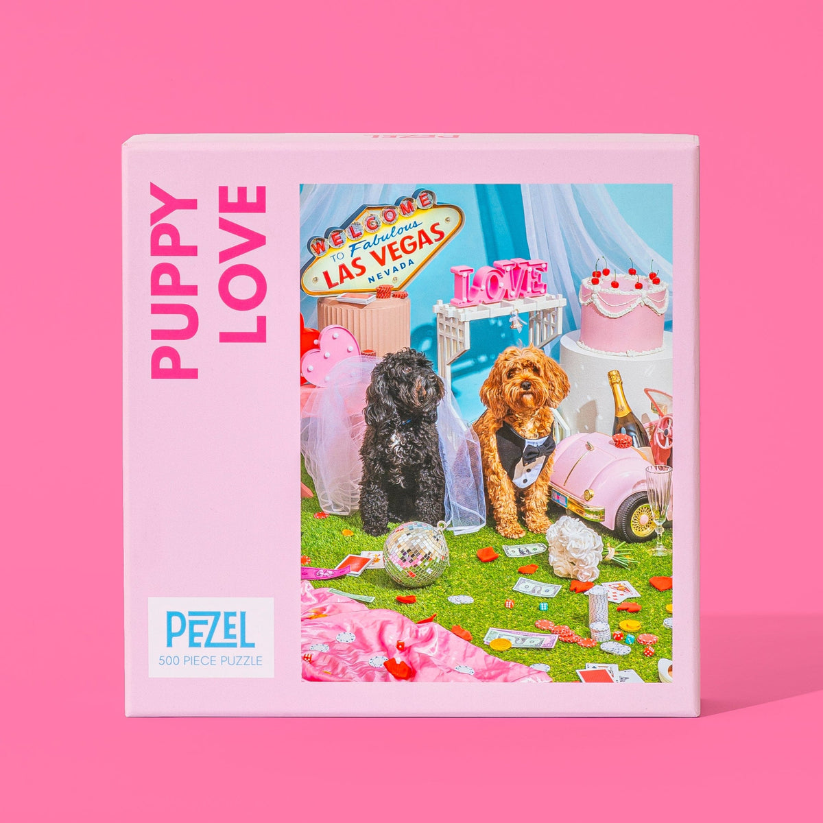 Figurine Littlest Pet Shop Hasbro - Chien Épagneul Puzzle, Occasion